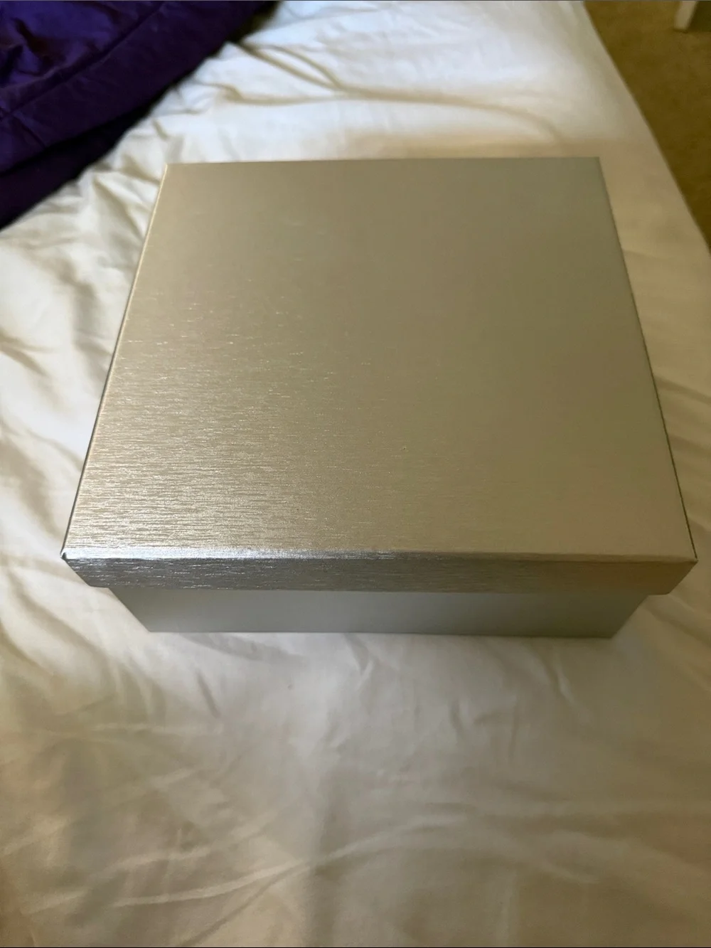 Silver Decorative Storage Box - Home Accents